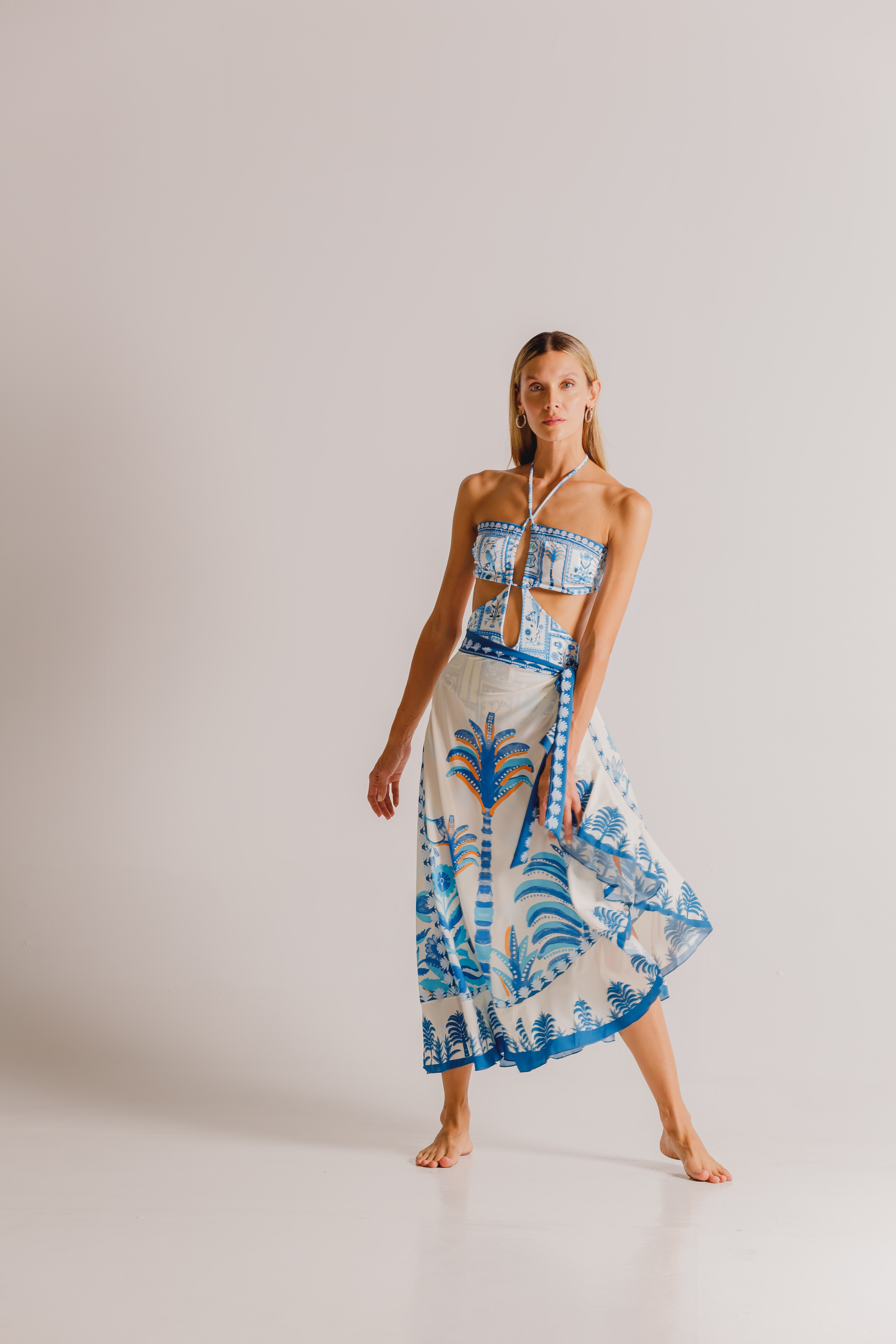 Falda Bolero Rosetta Azul – foto 4